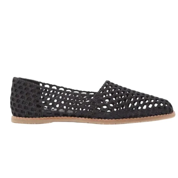 Palomitas by Paloma Barceló Shoes - Palomitas Paloma Barceló Black Woven Mesh Ballet Flats Fisherman EU 38